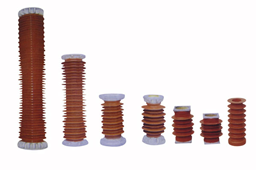 Hollow composite insulating bushing