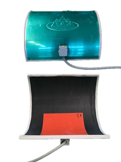 Silicone rubber flexible electric heat tracing device